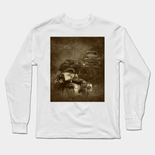 cars in the jungle Long Sleeve T-Shirt